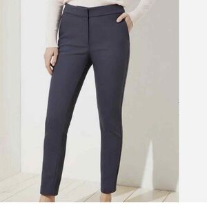 Loft Women’s Elegant Jenny Skinny Navy Cropped Pants, Size 8 Petite
